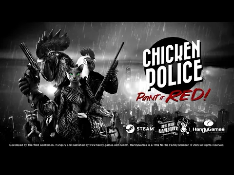 CHICKEN POLICE - LAUNCH TRAILER // Gameplay Trailer // 2020 Indie Adventure Game