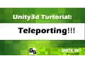 Unity3D Tutorial 18 Teleporting Objects Player Prefabs
