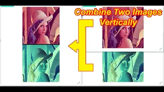 How to Combine 2 Images into 1 Image Vertically Using Python Image Data Augmentation 2