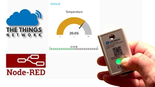 TTN LoRa Data Uplinks in a Node-RED Dashboard
