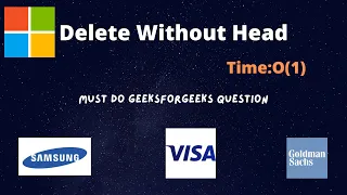 Delete without head pointer
