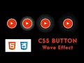 Realistic CSS Ripple Animation effects Tutorial For Beginners With Source Code