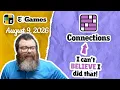 Why NYT Connections August 9 2026