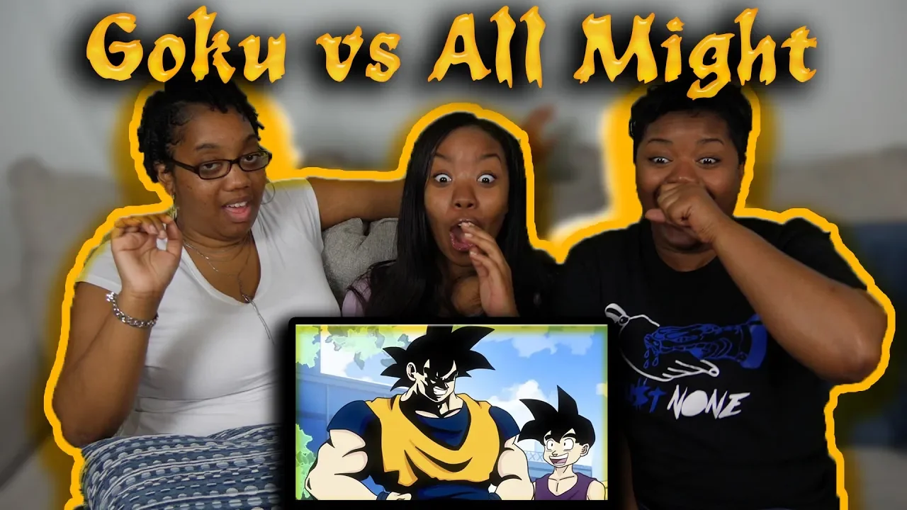 🔥😱 Goku vs. All Might RAP BATTLE!! Family/Group Reaction