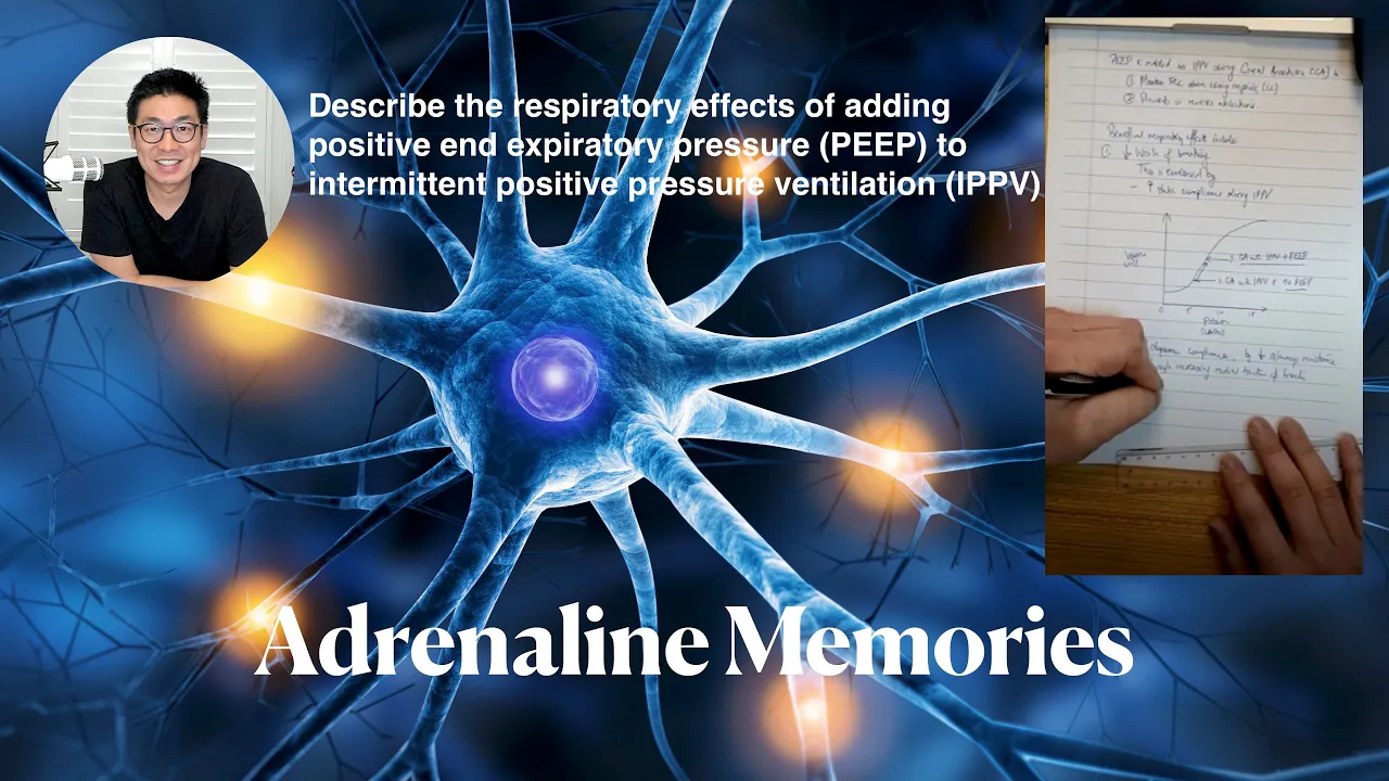 S1E1 Adrenaline Memories 2016B1 Respiratory effects of PEEP on IPPV