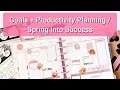 Plan With Me Goals Productivity Spring Into Success Update Info