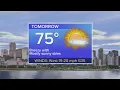 Wednesday night Mostly cloudy chance of showers