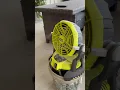 RYOBI 18 Volt ONE 2 Speed Bucket Top Misting Fan Review