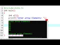 c program to print array elements in reverse order Learn Coding
