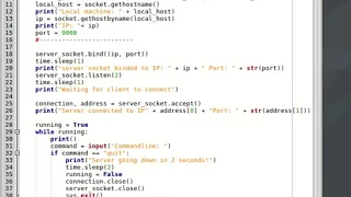 socket and Subprocess management - remote command line Part 2