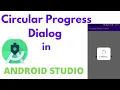 How to create Circular Progress Dialog in Android Studio Loading Alert Dialog in Android Studio