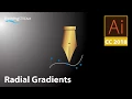 How to create a radial gradient in Adobe Illustrator