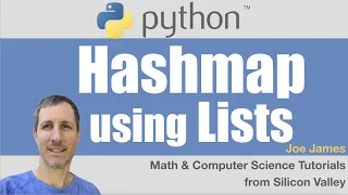 Python Creating a HASHMAP using Lists