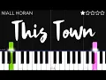 Niall Horan - This Town | EASY Piano Tutorial