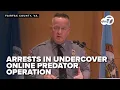 WATCH LIVE Virginia police set to announce arrests in undercover online predator operation