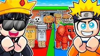 I did 2 TRACK BRAINROT RACE in Steal a Brainrot Roblox
