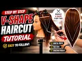 V Shape Haircut Step by Step Easy Long Layered Haircut Tutorial