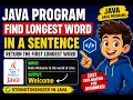Java Program to Count Decimal Places in a Number String Input Easy Logic Explained
