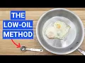 Download Lagu Eggs in a Steel Pan With No Sticking (Low Oil Method)
