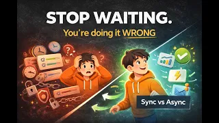 Sync vs Async Explained Simply When to Use What System Design Basics