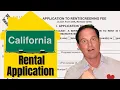 California Rental Application Hot Tips and Common Mistakes for Landlords and Tenants
