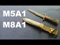 US M5A1 Bayonet M1 Garand Imperial US M8A1 Scabbard Pennsylvania Working Home for the Blind PWH