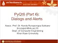 PyQt6 Part 6 Dialogs and Alerts