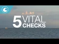Marine weather safety 5 vital checks