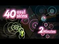 40 osu Skins in 2 Minutes