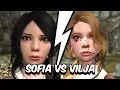 Skyrim Battle of The Followers - Vilja VS Sofia Two famous Custom Followers Now in Battle