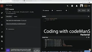 Codewars 7 kyu Factorial JavaScript