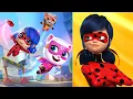 Download Lagu Talking Tom Hero Dash Miraculous Chase event New Character Ladybug unlocked vs Roy Raccoon Gameplay