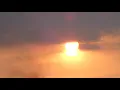 Sun hidden behind clouds, a few flying birds | Nature Watching | Sky | 4K Free stock video footage