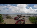 Fat Biking the wake of a cruise ship