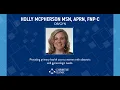 Meet Holly McPherson MSN APRN FNP-C