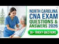 2026 North Carolina CNA Exam Practice Test Exact Questions and Answers to Pass Fast
