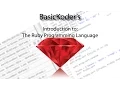 BasicKoder s Programming With Ruby Part 01 - Introduction
