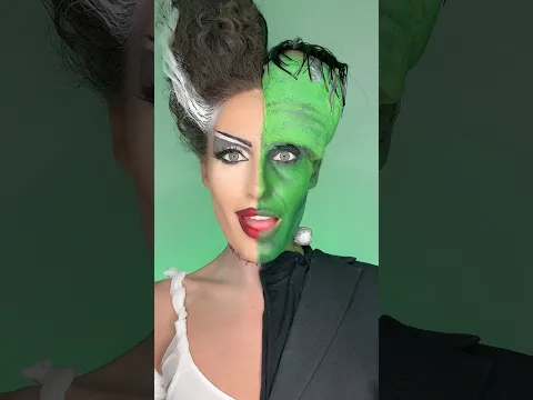 Frankenstein’s Bride vs Frankenstein’s Monster! #halfandhalf #halloween2026