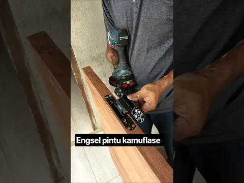 Pasang engsel pintu kamuflase  #tips #seputarbangunan #concealedhinges #dekkson #likeabosch