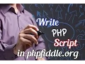 Online PHP Editor Manage your PHP Code using PHPFiddle