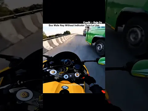 Bus Driver Take It Seriously #trending #viral #motovlog #bikelover #vlog #shorts #rider #funny #h2r
