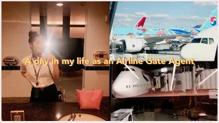 VLOG A day in my life Airline Gate Agent