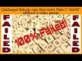Find the words In Crossword Puzzle Game 100 failed to Spot at least 3 words
