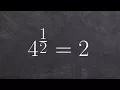 Writing an equation in exponential form to logarithmic