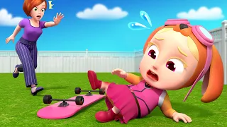¡OH, NO! ¡El Bebé Se Cayó! | Reglas de Seguridad al Jugar | Canciones Infantiles | Rosoo en Español