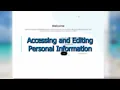 How to Access and Edit Your Personal Information Using the Patient Portal