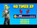 NEW BEST AFK NO TIMER XP MAP TO LEVEL UP Farm XP on FORTNITE Chapter 7 Season 3 160 000 XP
