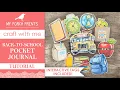 Back To School Bus Pocket Journal Tutorial 120 Kids Craft My Porch Prints Junk Journal Ideas