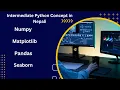 Python Matplotlib library in Nepali Day -4 Part -5 Area and Subplot in Python