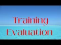 What Is Training Evaluation Training Evaluation in Hrm Concept of Training Evaluation In Hindi